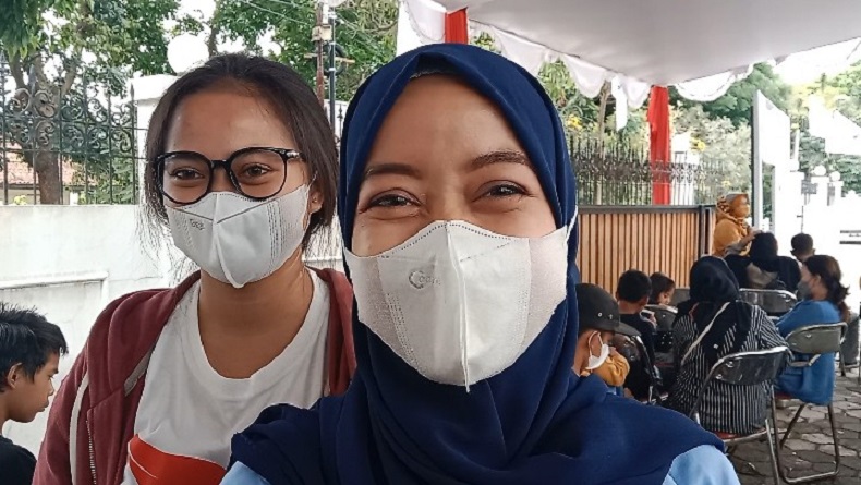 Warga Bandung Puas Ikut Vaksinasi Massal, Doakan Partai Perindo Semakin Maju 