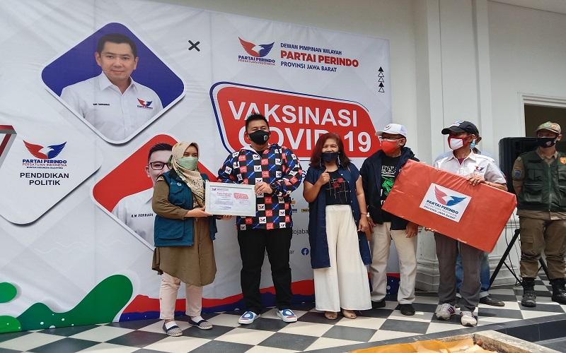 Sukses Gelar Vaksinasi Massal di Bandung, Perindo Jabar Apresiasi Instansi dan Organisasi