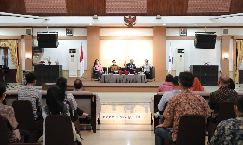 Bangkitkan Perekonomian Babel, Gubernur Erzaldi Diskusi dengan Pelaku Industri Pariwisata