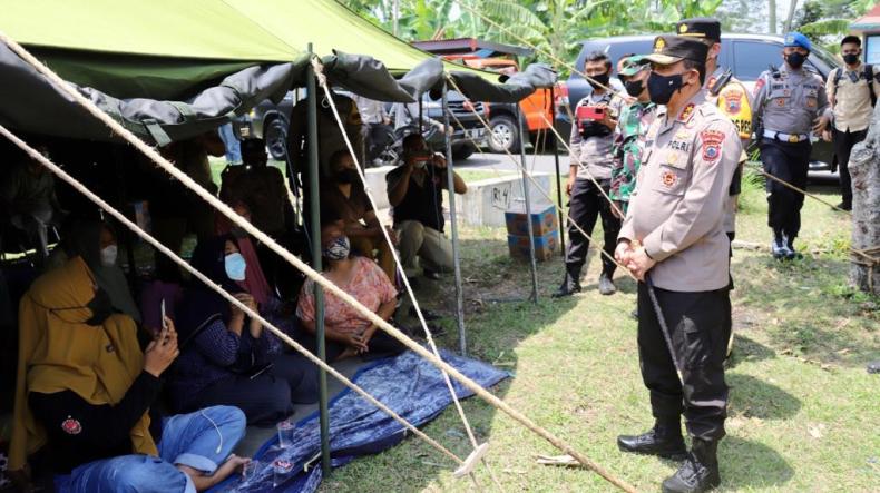 Ratusan Warga Ambarawa Masih Mengungsi, Posko Kesehatan Didirikan Polda Jateng 