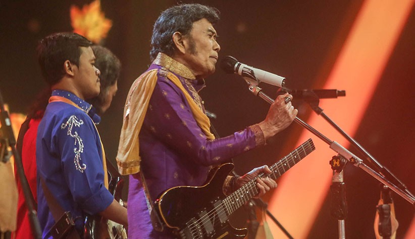 Raja Dangdut Rhoma Irama Meriahkan Road to KDI 2021 Bikin Semua Juri Bergoyang - Bagian 3