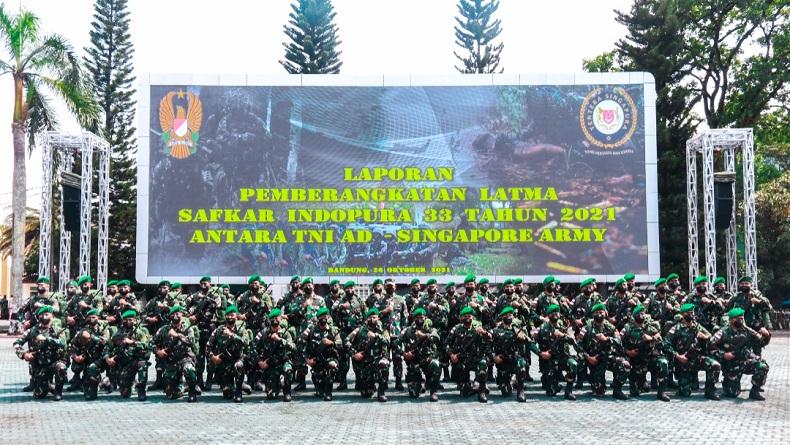 50 Prajurit Yonif 310/KK Berangkat ke Singapura,  Pangdam Siliwangi: Junjung Kehormatan Satuan