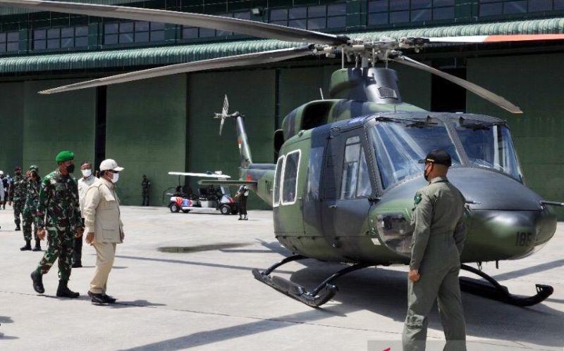 Kunjungi Skadron 11/Serbu, Prabowo: Rakyat Kita Inginkan Alutsista Dirawat dengan Baik