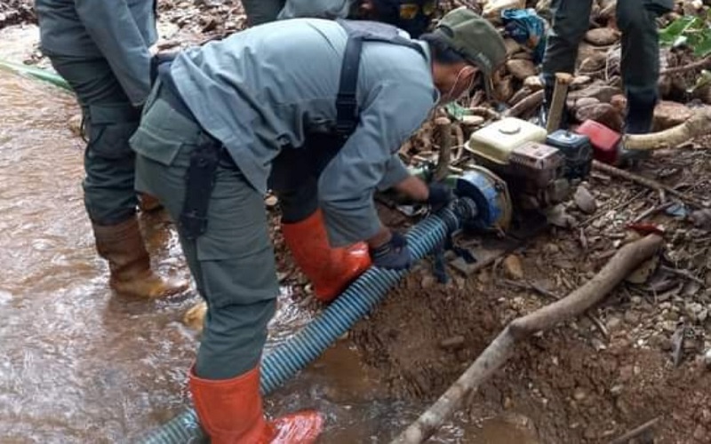 Dapat Laporan Air Warga Keruh, Dishut Kalsel Temukan Aktivitas Penambang Liar