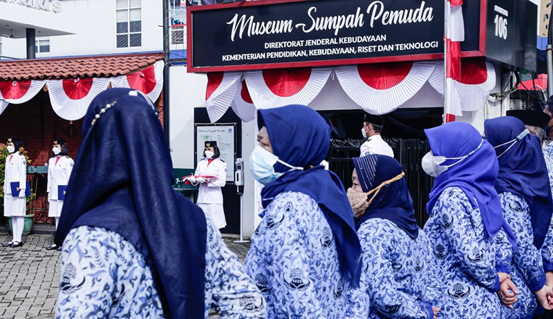 Upacara Peringatan 93 Tahun Hari Sumpah Pemuda Digelar Terbatas - Bagian 5