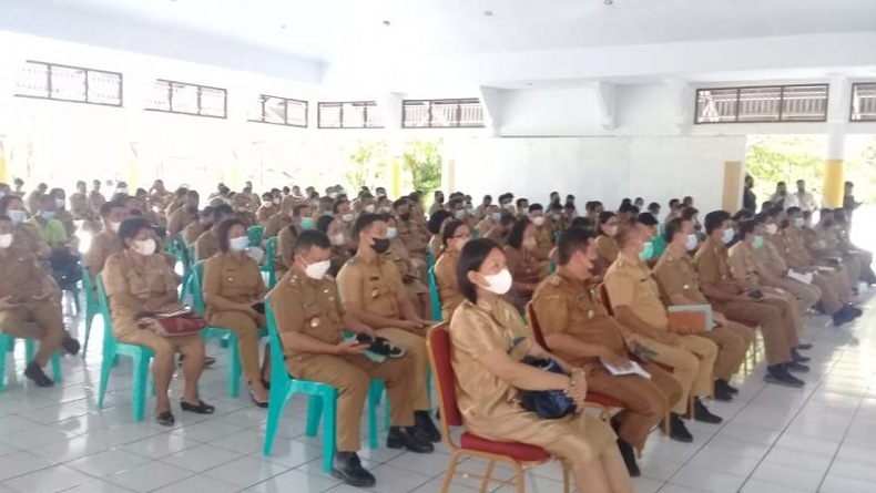 Penerima Bansos di Kepulauan Sangihe Harus Miliki Kartu Vaksinasi Covid-19