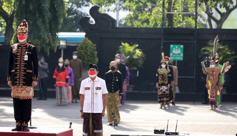 Peringati Hari Sumpah Pemuda, Ganjar Kenakan Pakaian Adat Aceh