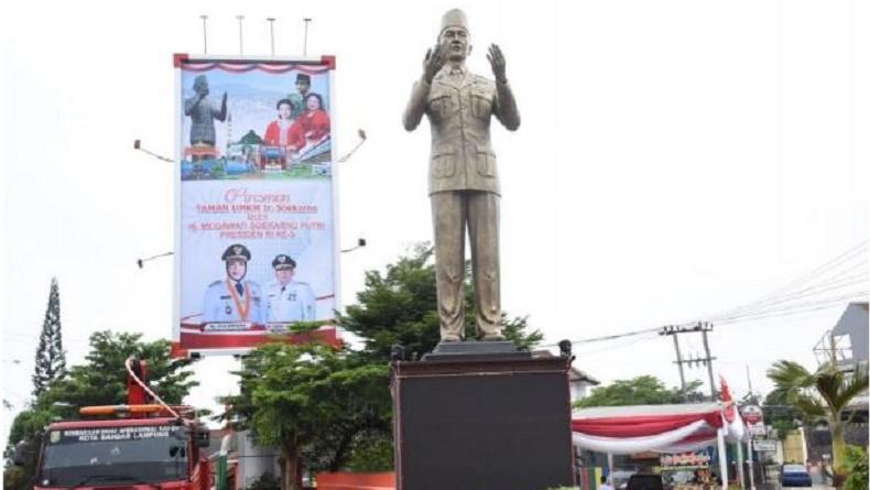 Taman UMKM Bung Karno di Bandarlampung Diresmikan Megawati, Ini Penampakannya