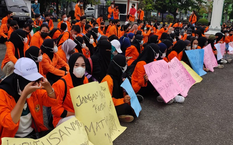 Mahasiswa di OKU Peringati Sumpah Pemuda dengan Unjuk Rasa Desak Penunjukan Pj Bupati