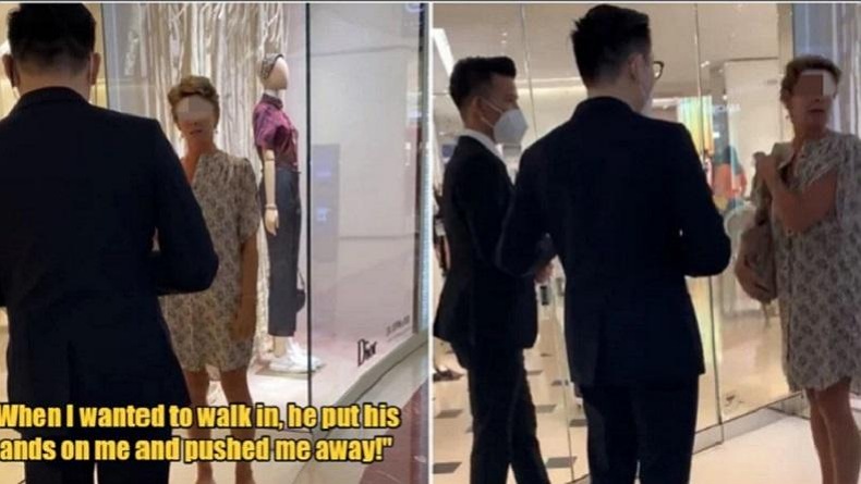 Tidak Mau Memakai Masker, WNA Ini Maksa Masuk Toko