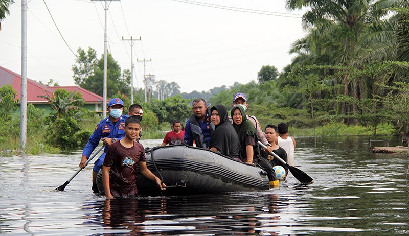 3 Malam Diguyur Hujan Deras, Permukiman Dumai Terendam Banjir - Bagian 2