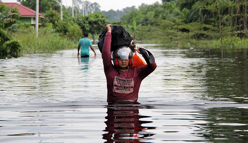 3 Malam Diguyur Hujan Deras, Permukiman Dumai Terendam Banjir - Bagian 3