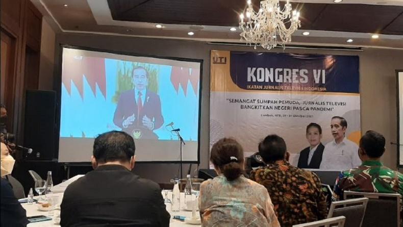 Buka Kongres VI IJTI, Ini Pesan Presiden Jokowi ke Insan Pers di Tengah Banjir Informasi