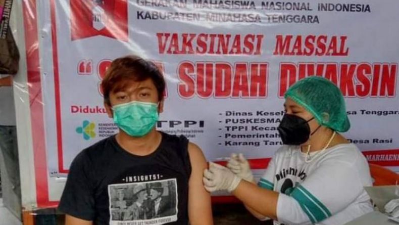 Pemuda Minahasa Tenggara Diminta Sukseskan Vaksinasi Covid-19 dan Lawan Hoaks