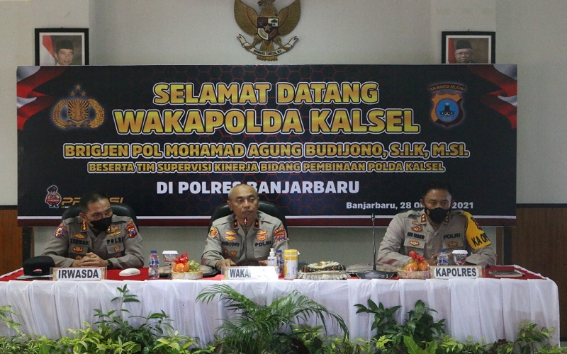 Ingatkan Anggota Tak Berulah, Wakapolda Kalsel: Jaga Nama Baik Polri