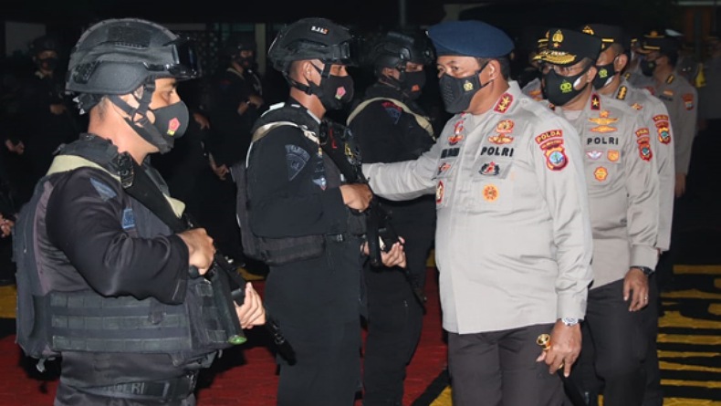 106 Personel Brimob Poda Sulut Ditugaskan ke Papua