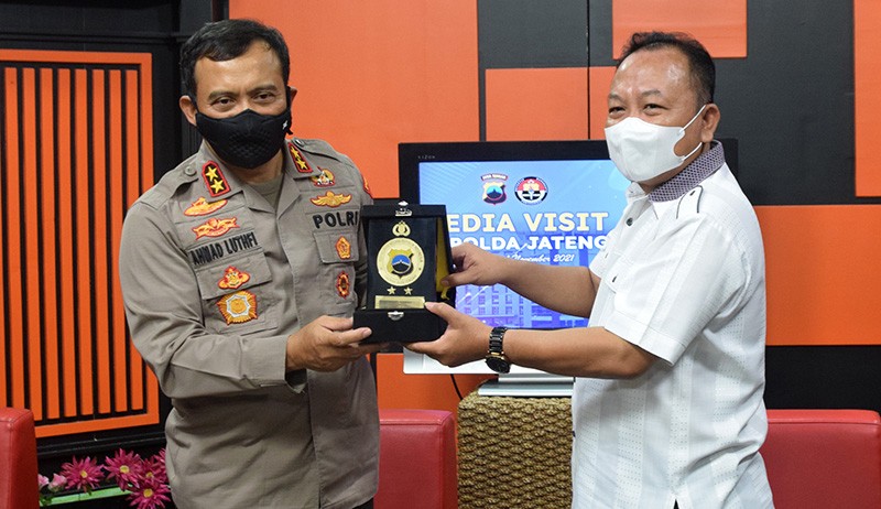 Kapolda Jateng Kunjungi Kantor MNC Media di Semarang - Bagian 1