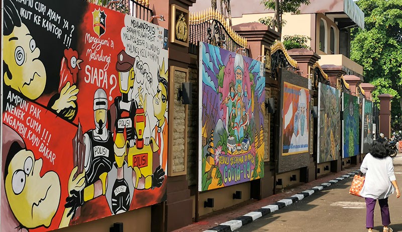 Deretan Mural Kritik Pedas terhadap Polri - Bagian 2