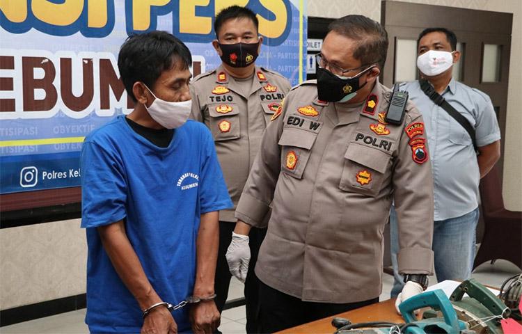 Bobol Bengkel Kayu, Pencuri Ditangkap Gondol Alat Pertukangan