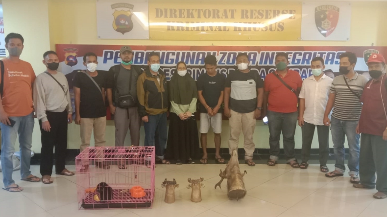 Jual Anak Owa Ungko dan Kepala Rusa, Warga Padang Diciduk Polisi