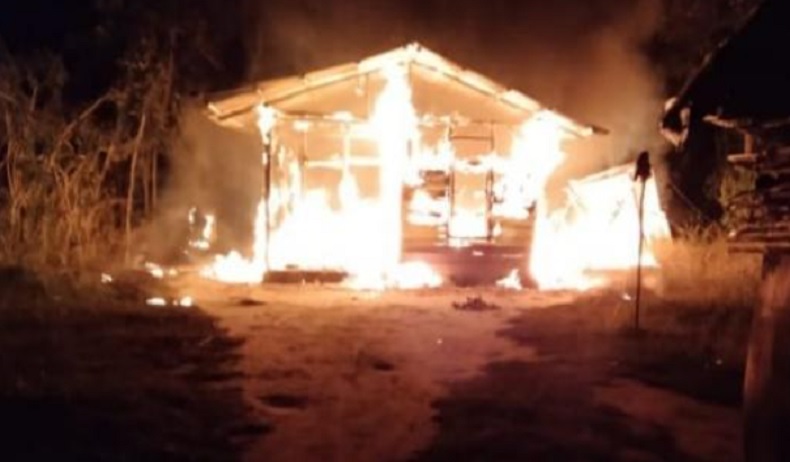 Suami Murka, Bakar Rumah Orang Tua Usai Ribut dengan Istri