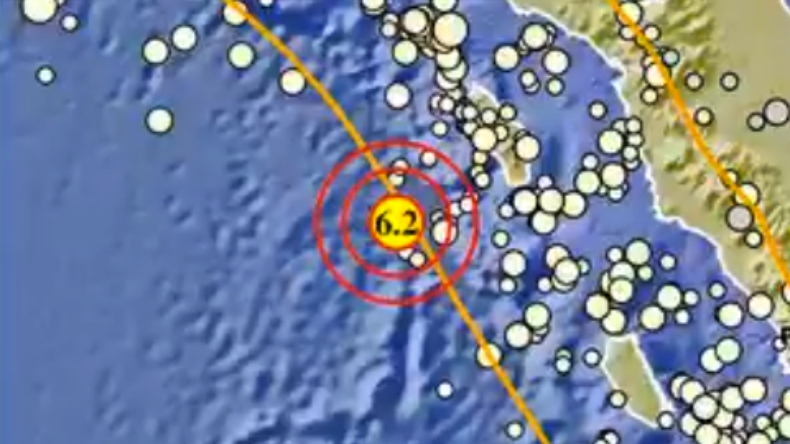 Gempa Terkini Magnitudo 6,2 Guncang Nias Barat
