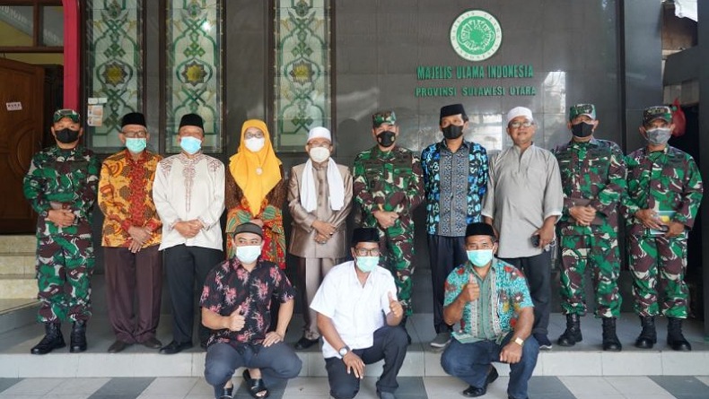 Pangdam XIII/Merdeka Pererat Silaturahmi dengan MUI Sulut