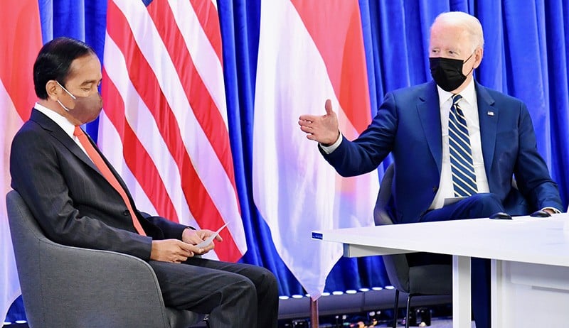 Foto-Foto Pertemuan Presiden Jokowi dan Presiden Joe Biden - Bagian 3