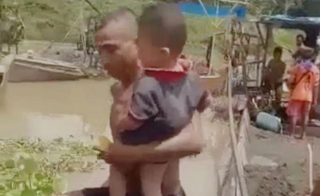 Perahu Tenggelam di Bengawan Solo, Balita Selamat Orang Tua Hilang