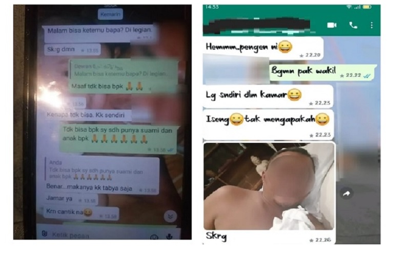Chat Ajak Mesum 2 Staf Perempuan, Wakil Ketua DPRD Ini Minta Maaf Terbuka