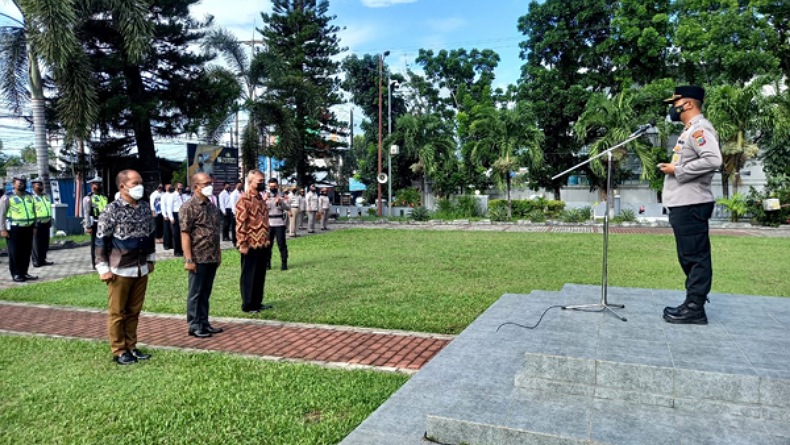 5 Personel Masuki Purnatugas, Ini Pesan Kapolres Bitung 