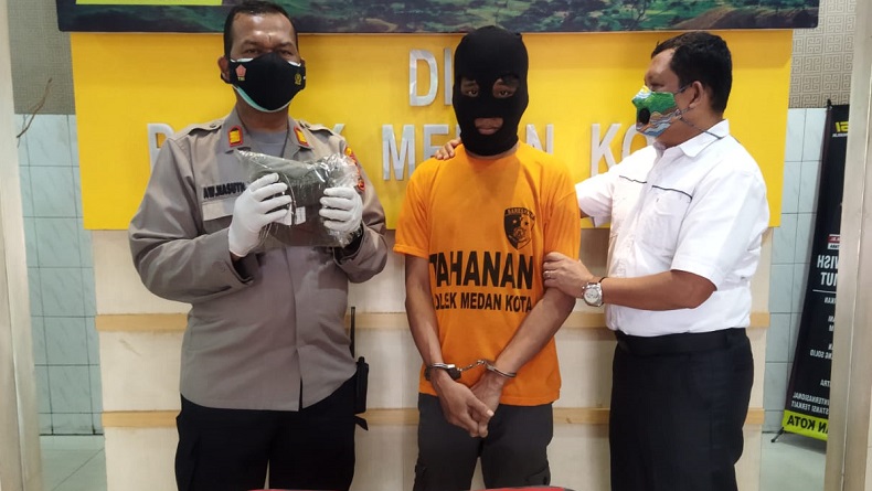 Sempat Buron, Curanmor di Medan Ditangkap Polisi