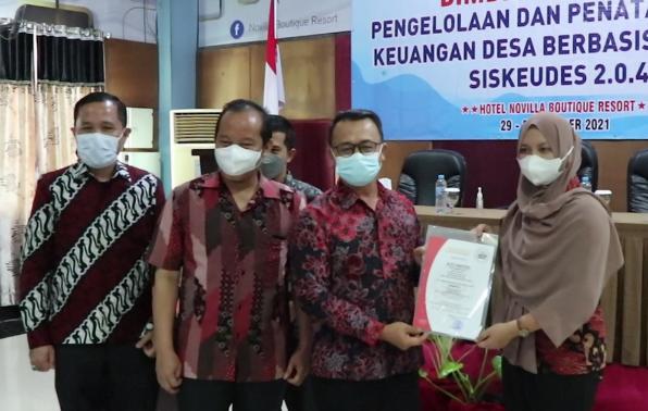 Wakil Bupati Harapkan Kapasitas Pengelolaan Keuangan Desa Berbasis Online di Bangka Meningkat