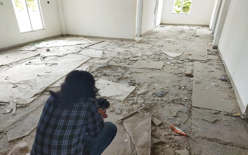 Bangunan Rp8,5 Miliar Rusak Sebelum Ditempati, Dinas Perkim PALI Lapor Polisi 