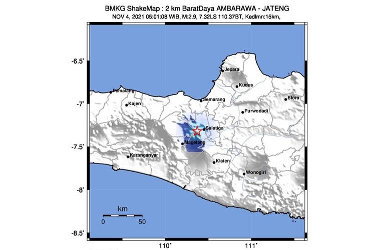 Gempa Swarm ke-40 Guncang Ambarawa dan Sekitarnya