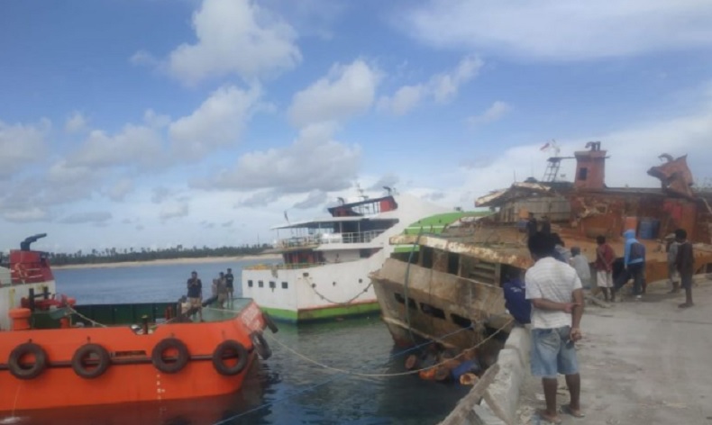 7 Bulan Terdampar, Kapal Karam Diterjang Badai Seroja di Sabu Raijua Dievakuasi