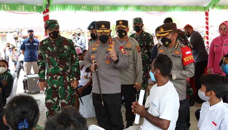 Vaksinasi di Manggarai Barat Sudah 70 Persen, Panglima TNI dan Kapolri Apresiasi Tokoh Lintas Agama