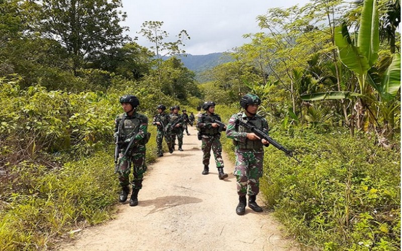  2 Prajurit TNI Luka Tembak Diserang Separatis KKB di Intan Jaya 