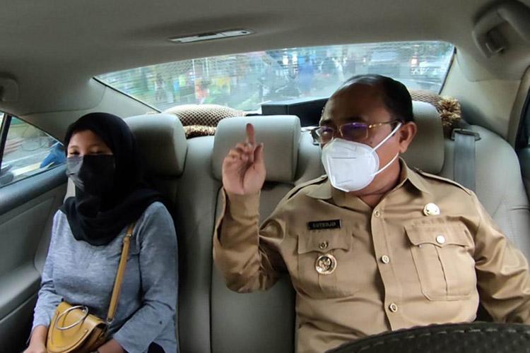 Mengharukan, PKL Alun-Alun Wates Ngidam Naik Mobil Dinas Bareng Bupati Kulonprogo