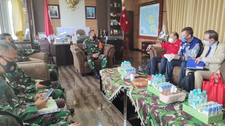 Pangdam XVIII Kasuari Terima Kunjungan Delegasi Regional ICRC, Bahas Rencana Kerja Sama 