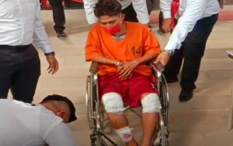 Melawan Polisi, Tersangka Pembunuh di Pesta Organ Tunggal di Desa Maur Muratara Ditembak Polisi 