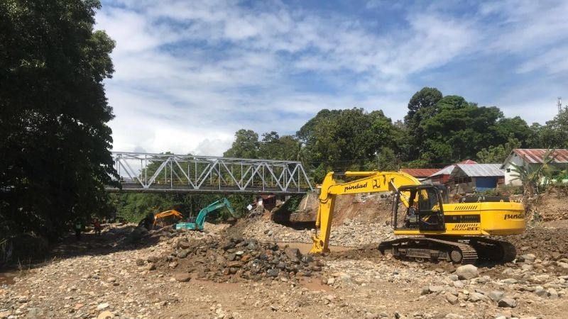 BBPJN Turun Tangan Benahi Akses Jalan yang Lumpuh akibat Banjir Longsor di Palopo