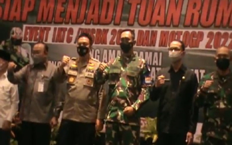 title TNI Polri hingga Pemprov NTB Gelar Final Check Meeting Event Internasional di Mandalika TNI Polri hingga Pemprov NTB Gelar Final Check Meeting Event Internasional di Mandalika