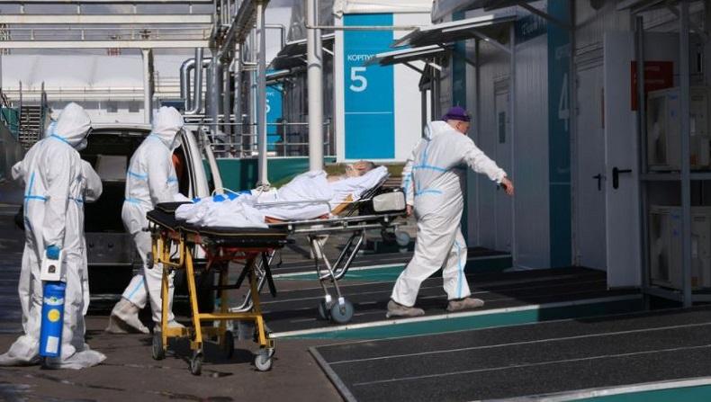  Mengerikan, Dalam Sehari 1.251 Orang Meninggal akibat Covid-19 di Rusia 