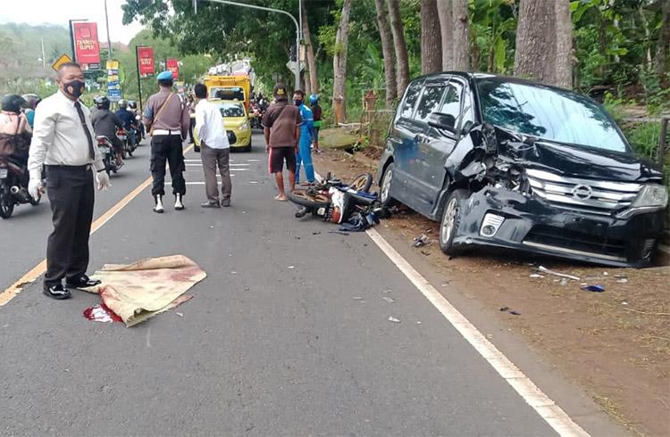 Ngebut di Jalan, Pemuda Gunungkidul Tewas Tabrak Mobil