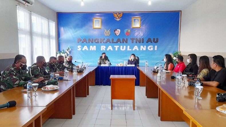 Ucapkan Selamat kepada Pengurus IJTI Pusat dan Daerah, Ini Harapan Danlanudsri Manado