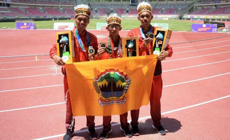 Mantap, Jateng Pimpin Perolehan Medali Cabor Para-Atletik Peparnas XVI Papua
