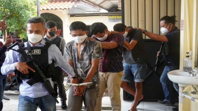 Polres Sukoharjo Tangkap Komplotan Pencuri Kabel Telkom 