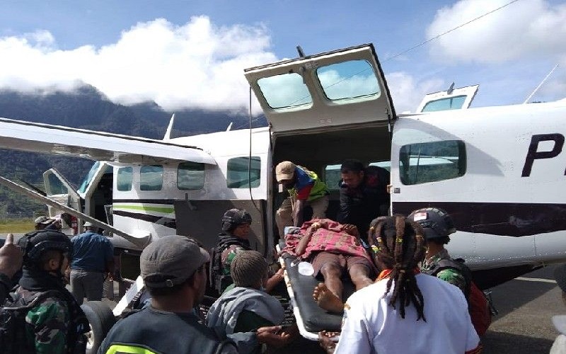 Perempuan Korban Penembakan di Kampung Mamba Dievakuasi ke Timika