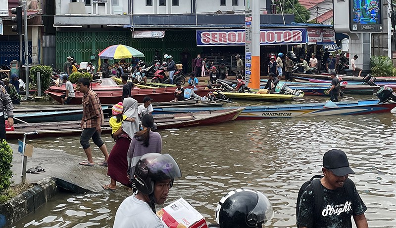 Begini Kondisi 35.117 Rumah di Kalimantan Barat Sudah 3 Minggu Terendam Banjir  - Bagian 3